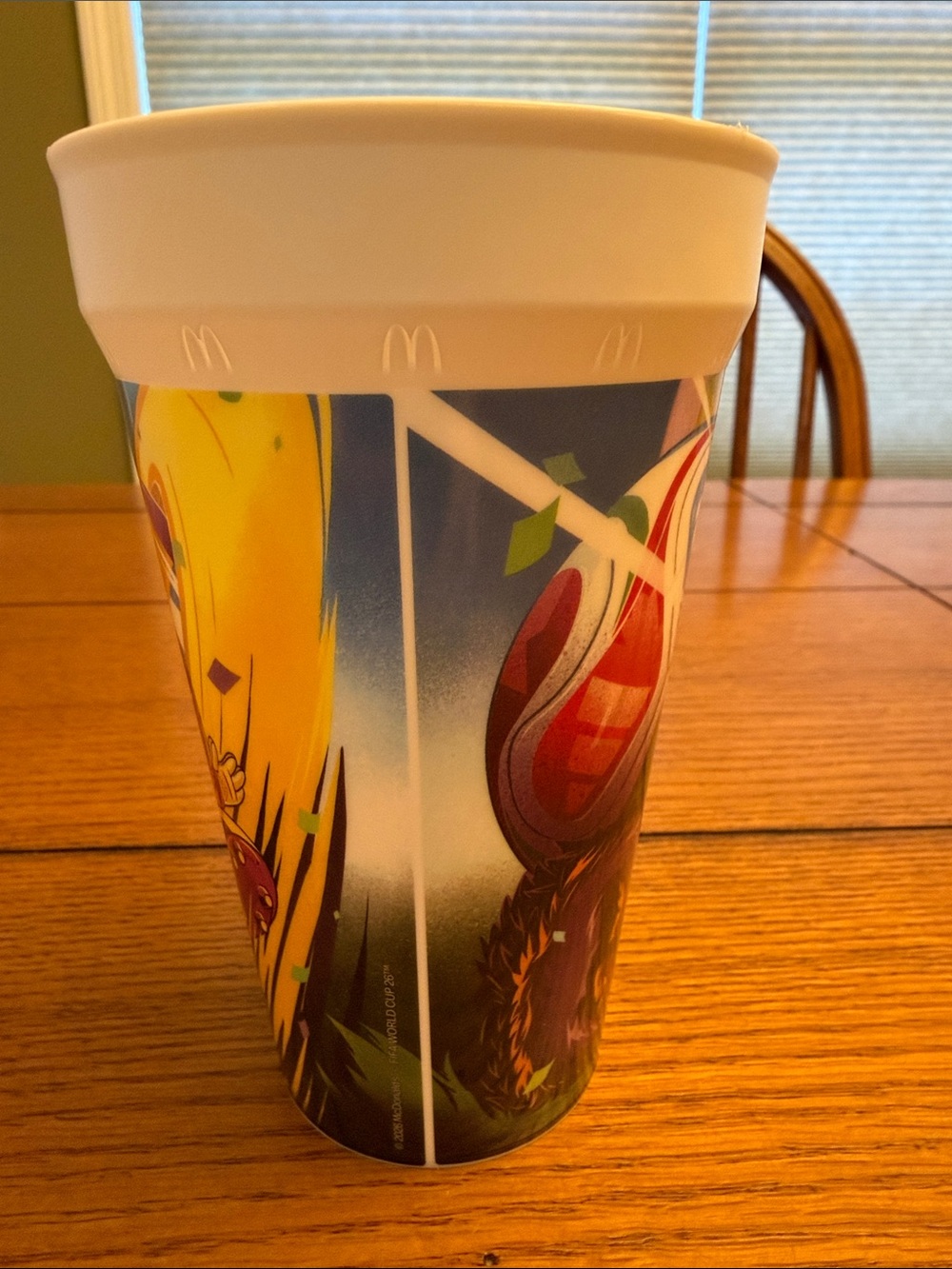 McDonald's Purple Mascot Soccer Promo Cup - Picture 3 of 5